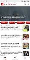 Actu Cameroun - News & Infos APK Gambar Screenshot #1