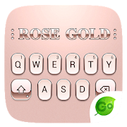 Rose Gold 2018 GO Keyboard Theme  Icon