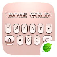 Rose Gold 2018 GO Keyboard Theme