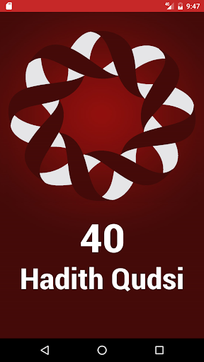 Android application 40 Hadith Qudsi screenshort
