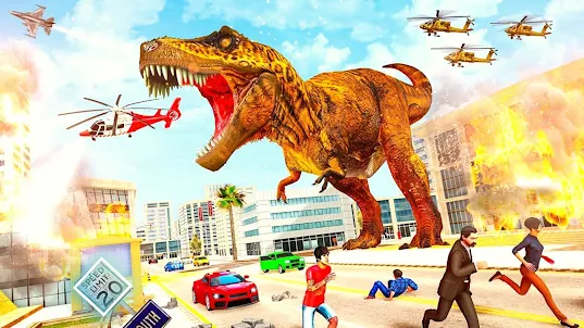 Dinosaur Games City Rampage for Android - Free App Download