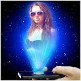 Hologram 3D Girlfriend Prank icon