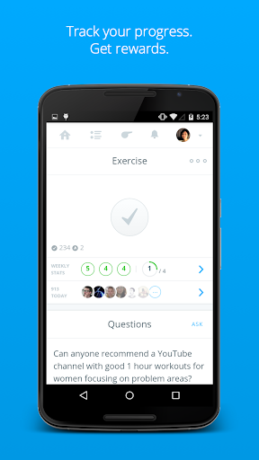 Screenshot of Coach.me - Habit Tracking & Bu
