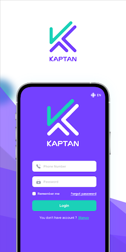Android application Kaptan App screenshort