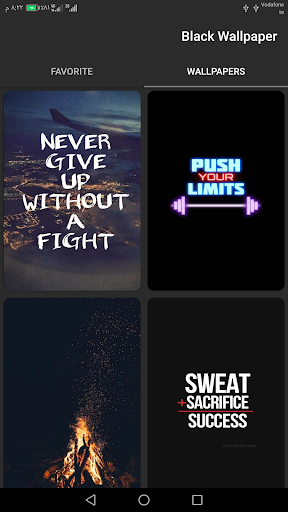 Android application صور سوداء screenshort