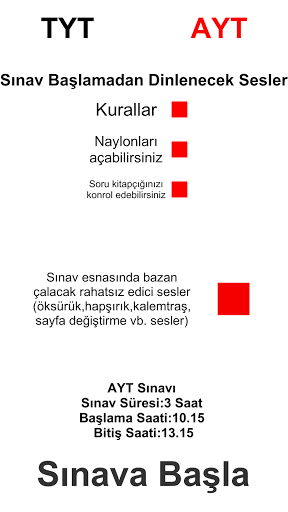 HSYM TYT-AYT SAAT Screen 3
