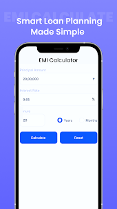 Loan Tool: Loan Emi Calculator