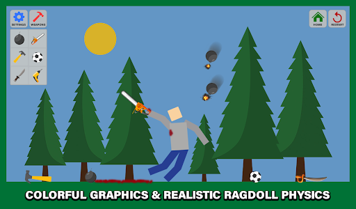 لعبة Ragdoll Mutilate apk مهكر2