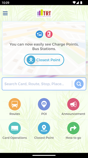 Android application TRT Smart Bus screenshort