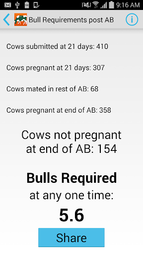 Bull Requirements post AB Screen 2