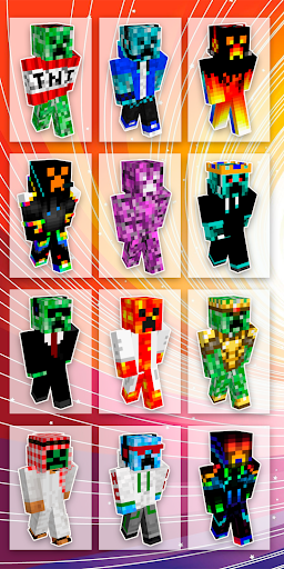 Android application HD Skins for Minecraft in 3D screenshort