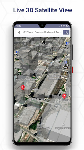 GPS Live Travel Maps Navigator Screen 3