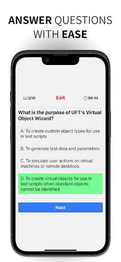 UFT Study Buddy Screen 2