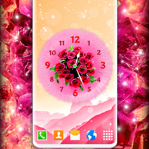 Download Analog 4K Girly Clock Themes 6.10.10 Apk for android