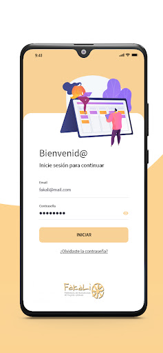 Android application Fakali screenshort