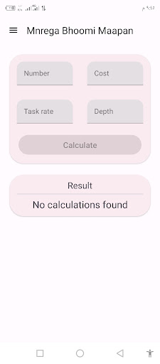 Android application Mnrega Bhoomi Maapan screenshort