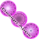 Crazy Clock I Glow Pink icon