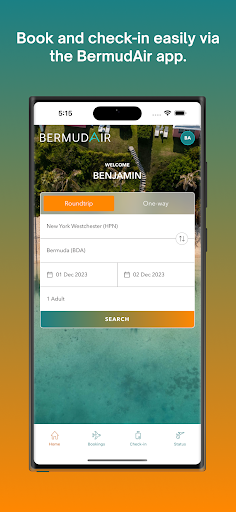 Android application BermudAir screenshort