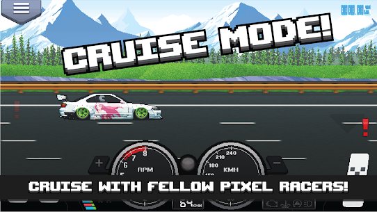 Pixel Car Racer MOD APK [Dinheiro Infinito] 4