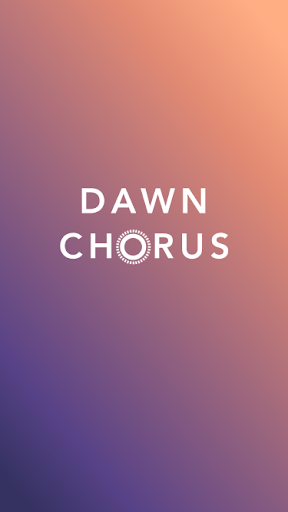 Android application Dawn Chorus screenshort