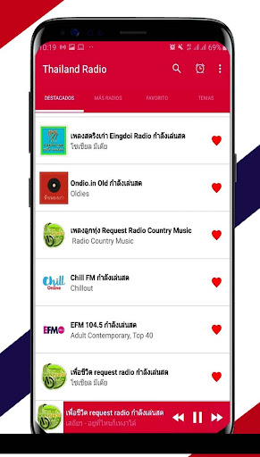 Android application Thailand Radio FM screenshort