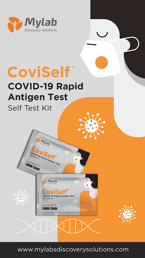 Android application Mylab CoviSelf screenshort
