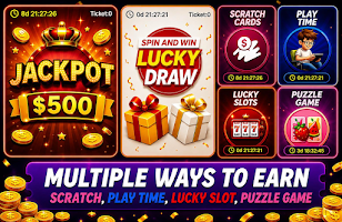 screenshot of Scratch & Win Real Money Games