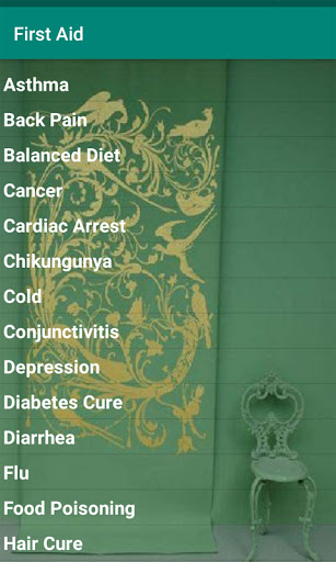 First Aid Guide Screen 2