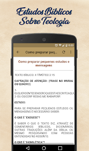 Estudos Bíblicos Teologia Screenshot