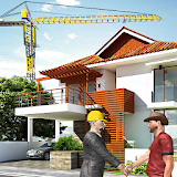 Mega Home Construction City Builder House Games icon