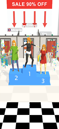 Android application Escalator Race screenshort
