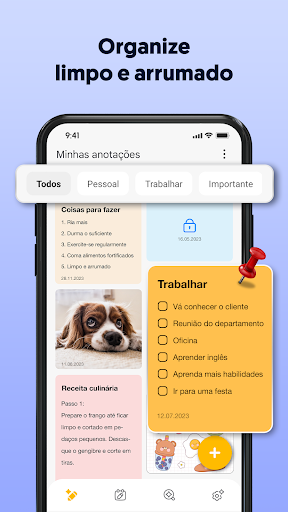 Visualização do aplicativo