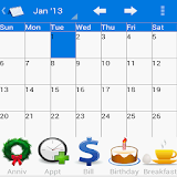 Calendar 2015 icon