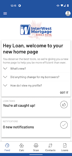 Android application InterWest Mortgage Mobile screenshort