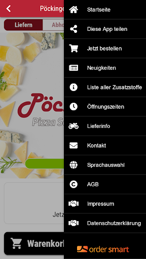 Pöckinger Pizza Service Screen 3