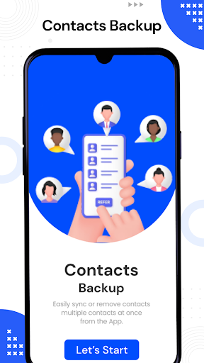 Android application Contacts Backup & Restore screenshort
