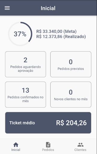 W3ERP Pedidos Screen 2