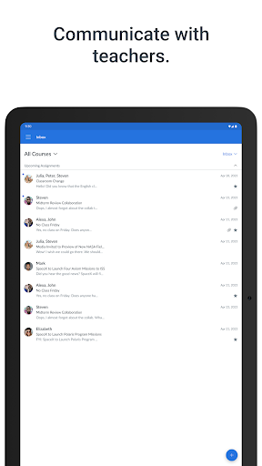 Screenshot of Canvas Parent