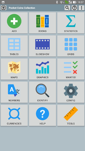 Android application Pocket Collection screenshort