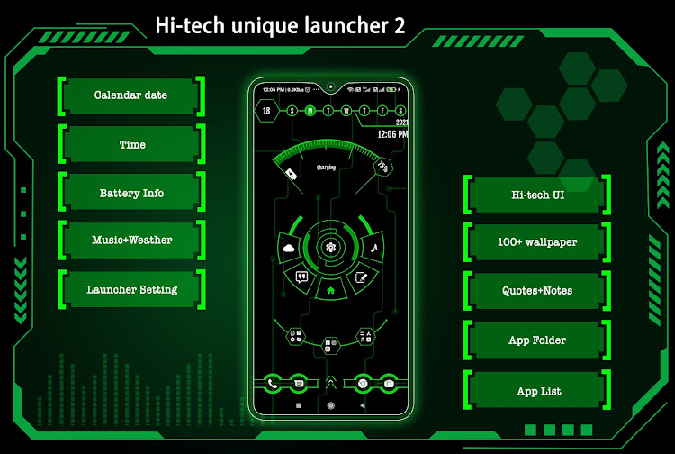 Hi-tech unique launcher 2 - 13.0 - (Android)