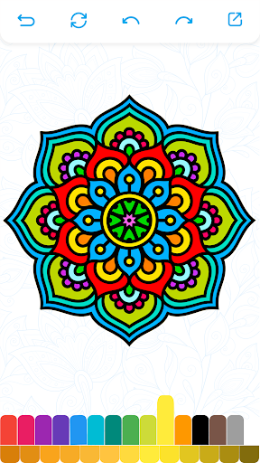 Screenshot of Coloring Book For Relaxation