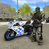 Police Bike Real Crime City Driver icon