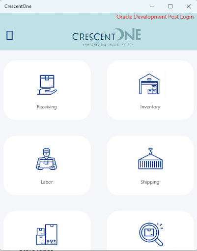 CrescentOne Barcode Scanning Screen 2