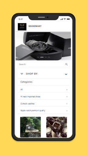 Android application BrandMart screenshort