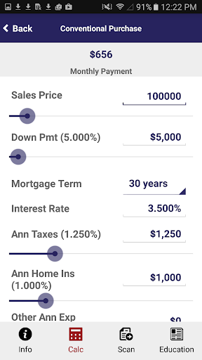 Screenshot of Ability Mortgage