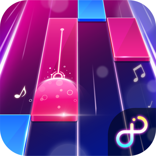 Neon Magic: Piano Tiles Rush icon