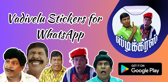 Vadivelu Stickers For Whatsapp