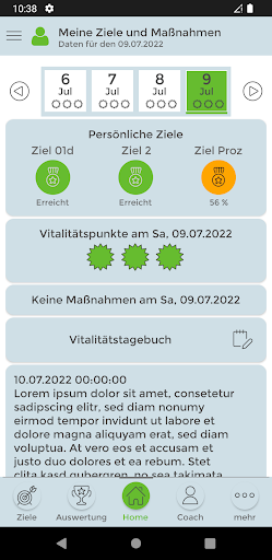 VitalVisionsApp Screen 2