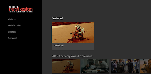 Android application Reel Asian Film Festival screenshort