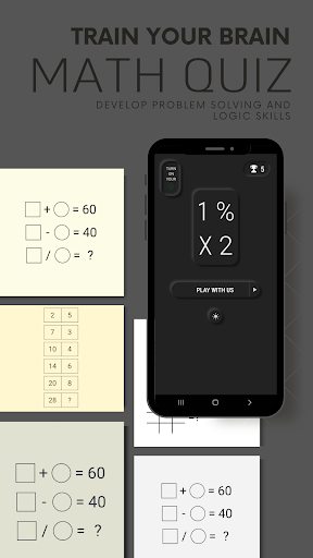 Android application Logic Puzzles: Math Quizzes screenshort
